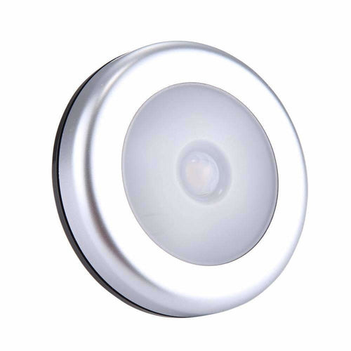 Motion Sensor Light Control White LED Night Light 6 LEDs Mini
