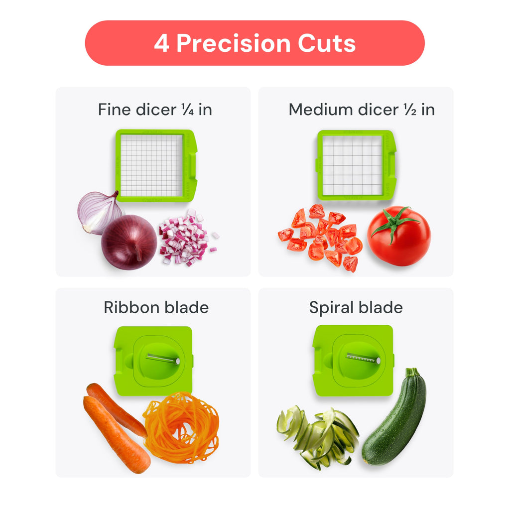 Picador Pro Fullstar – El Cortador de Verduras Viral de TikTok (Multifunción 4 en 1)