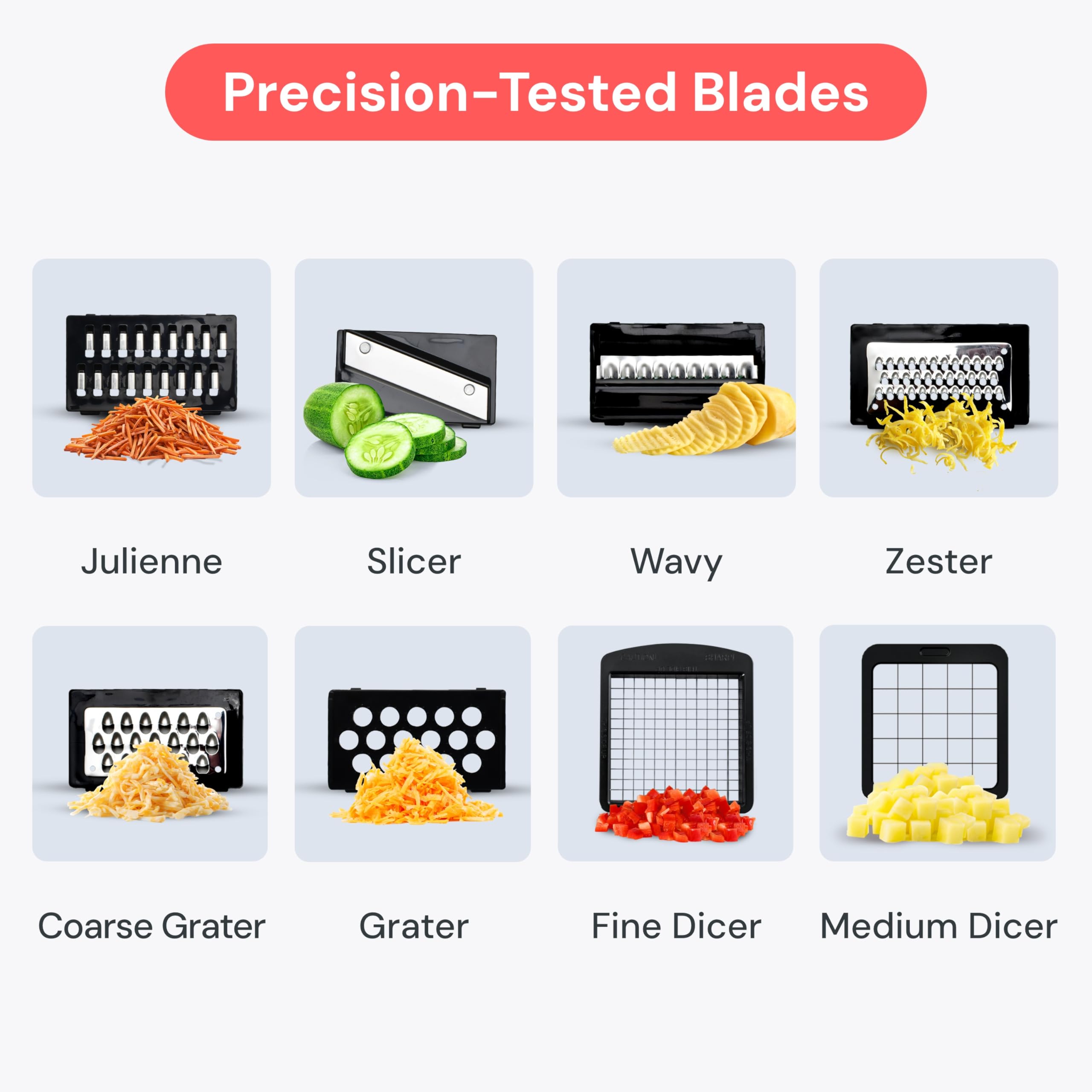 Picador Pro Fullstar – El Cortador de Verduras Viral de TikTok (Multifunción 4 en 1)