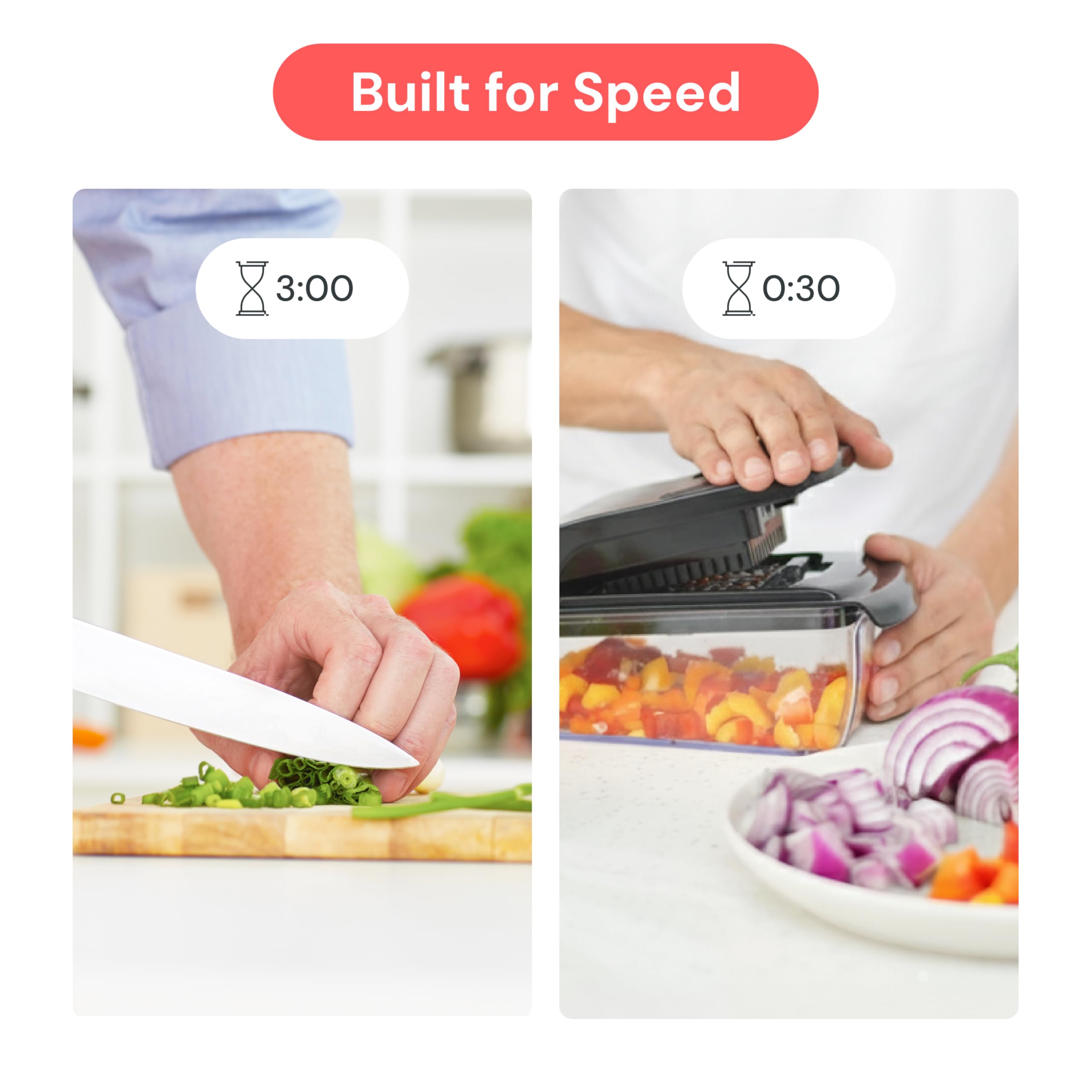 Picador Pro Fullstar – El Cortador de Verduras Viral de TikTok (Multifunción 4 en 1)