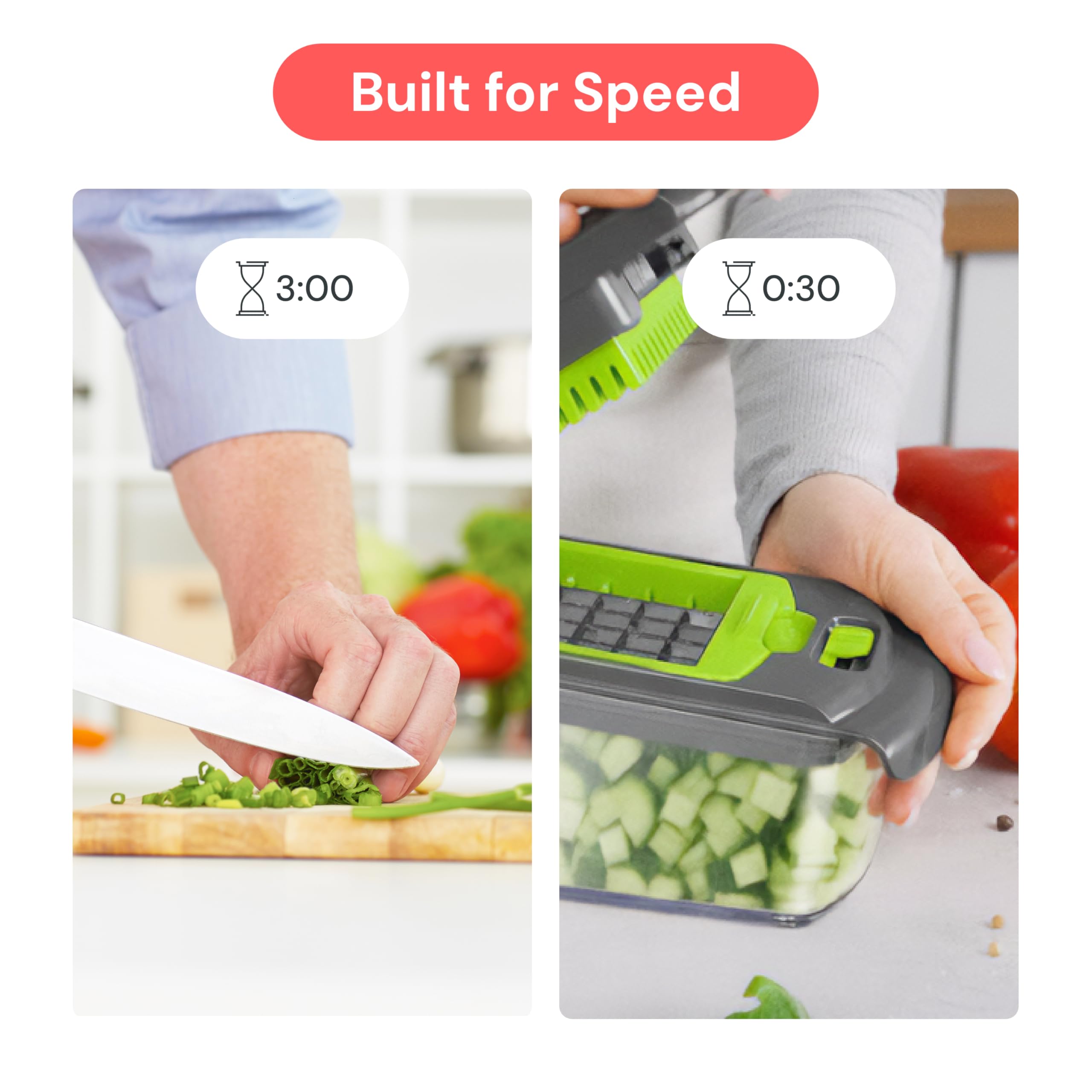 Picador Pro Fullstar – El Cortador de Verduras Viral de TikTok (Multifunción 4 en 1)