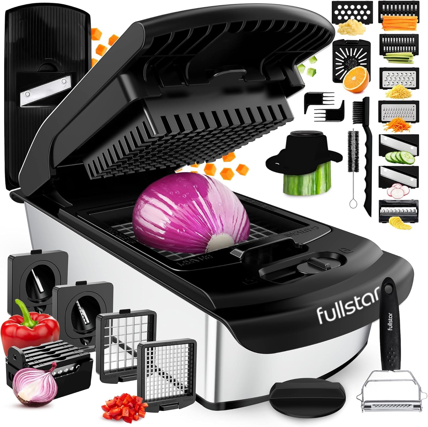 Picador Pro Fullstar – El Cortador de Verduras Viral de TikTok (Multifunción 4 en 1)
