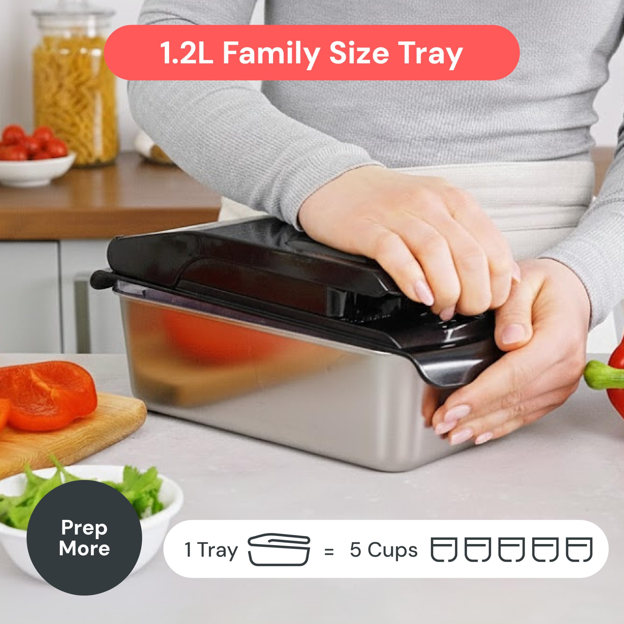 Picador Pro Fullstar – El Cortador de Verduras Viral de TikTok (Multifunción 4 en 1)