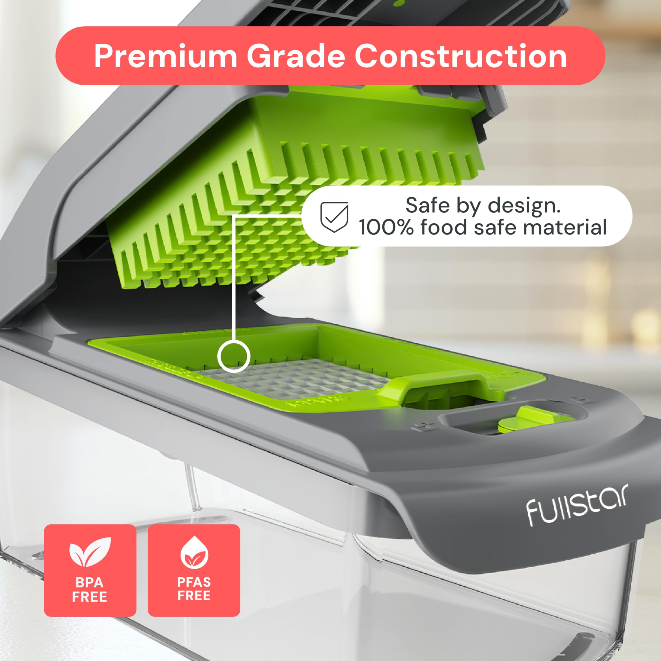 Picador Pro Fullstar – El Cortador de Verduras Viral de TikTok (Multifunción 4 en 1)