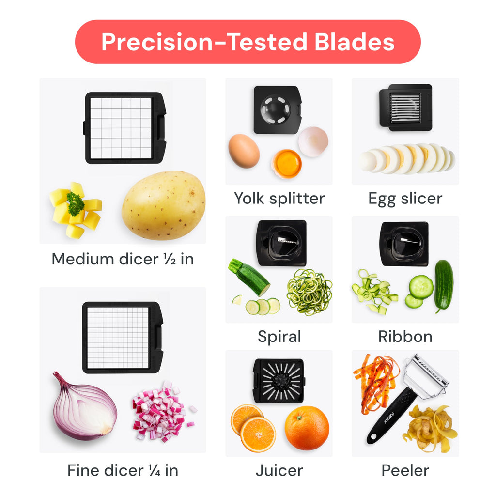 Picador Pro Fullstar – El Cortador de Verduras Viral de TikTok (Multifunción 4 en 1)