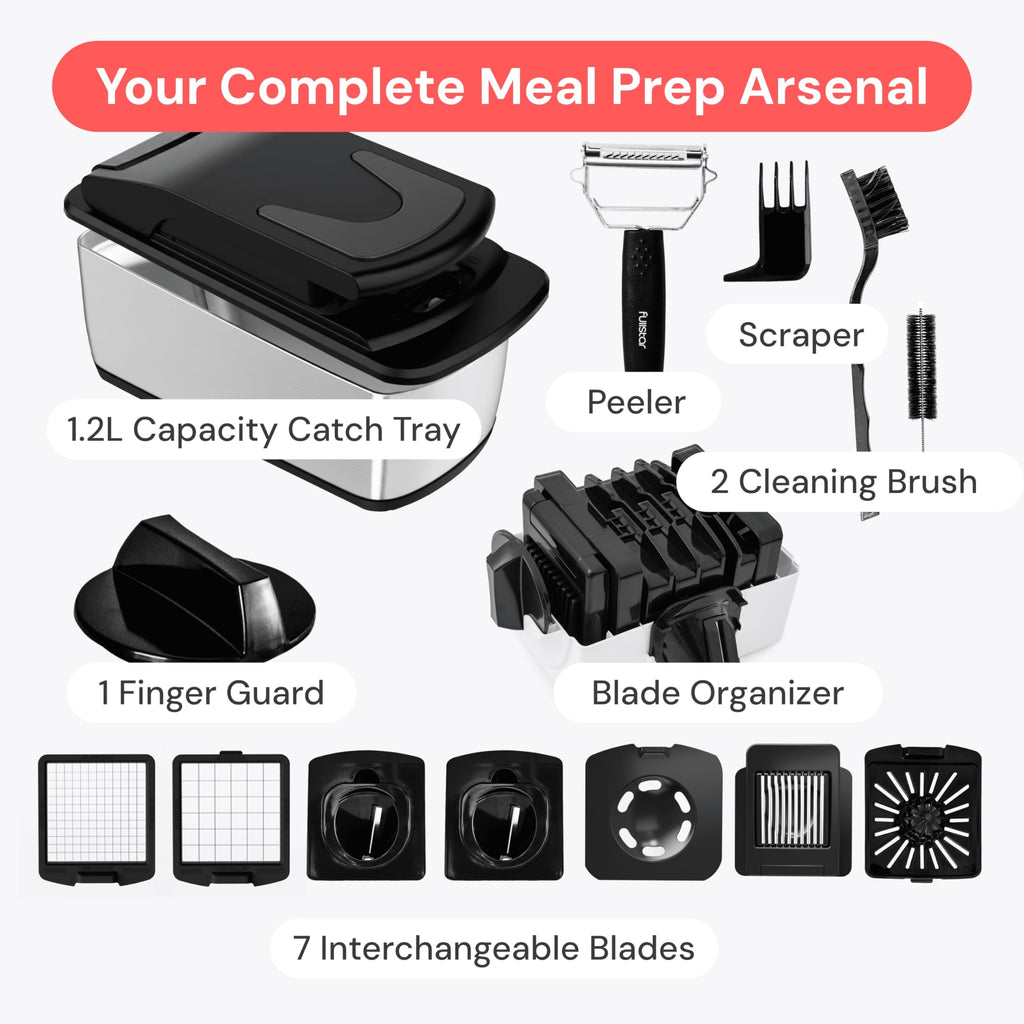 Picador Pro Fullstar – El Cortador de Verduras Viral de TikTok (Multifunción 4 en 1)