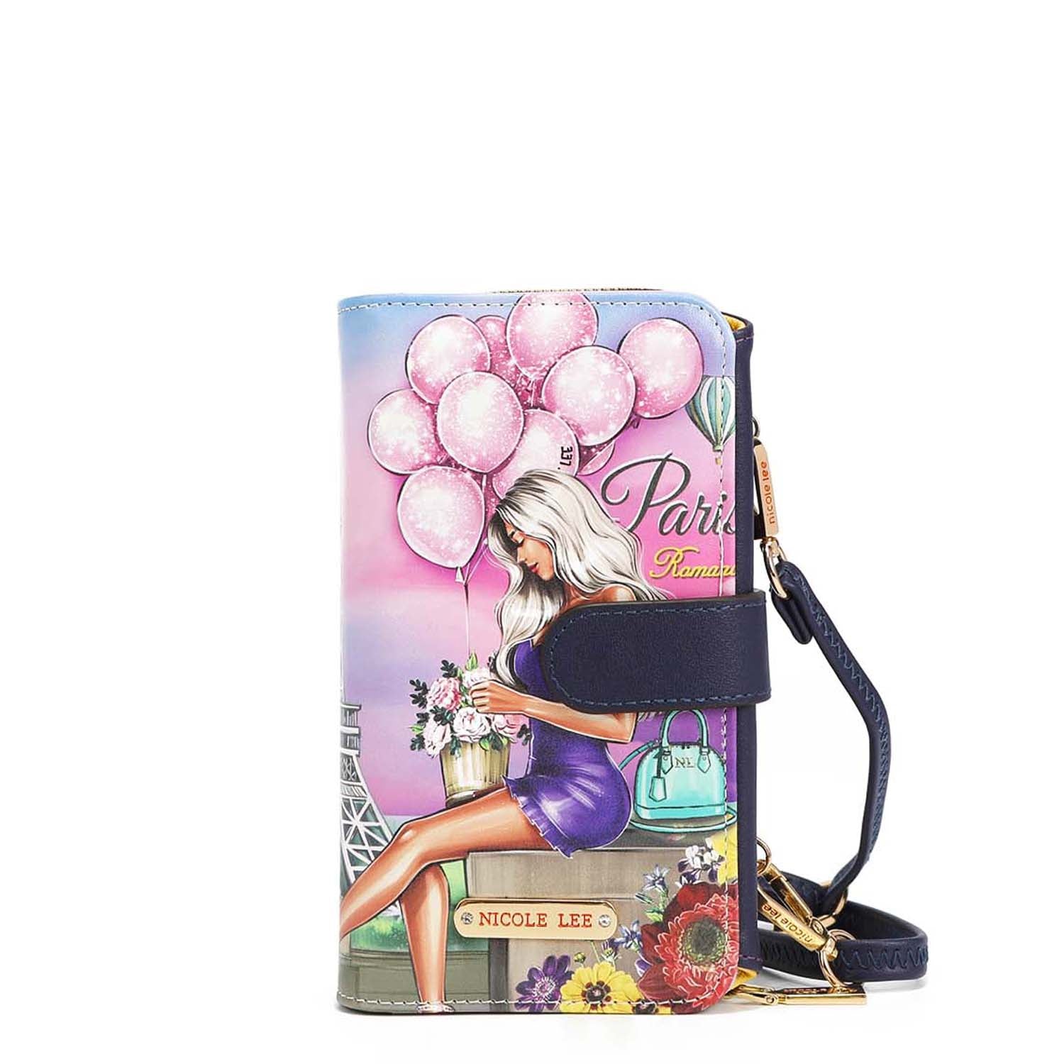 FUNDA DE MOVIL PLEGABLE CON FUNCIÓN DE BANDOLERA