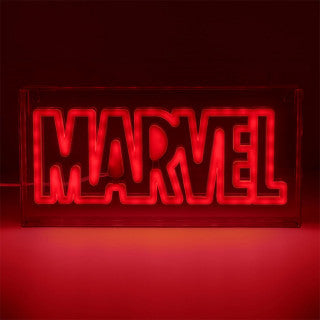 Lámpara LED Neón Marvel – Luz de Ambiente para Auténticos Fans