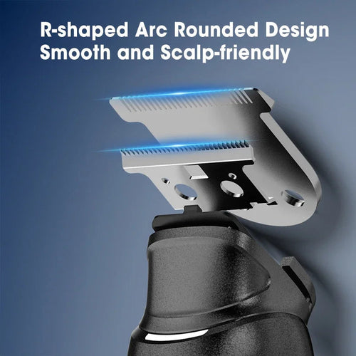 LED Display IPX6 Waterproof Rechargeable Body Groomer, Beard Trimmer,