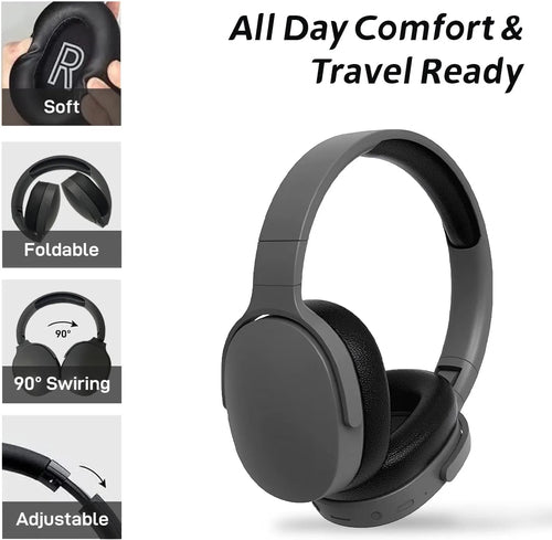 Wireless Bluetooth 5.3 Headphones Over Ear Hifi Stereo Headset