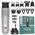 LED Display IPX6 Waterproof Rechargeable Body Groomer, Beard Trimmer,