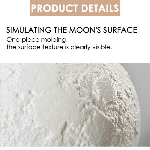 3D Magical Moon Lamp USB LED Night Light Moonlight Touch Sensor 20cm